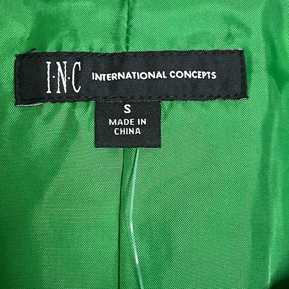INC International Concepts Floral Trench Coat Belted Long Jacket NWT Size S - Picture 12 of 15